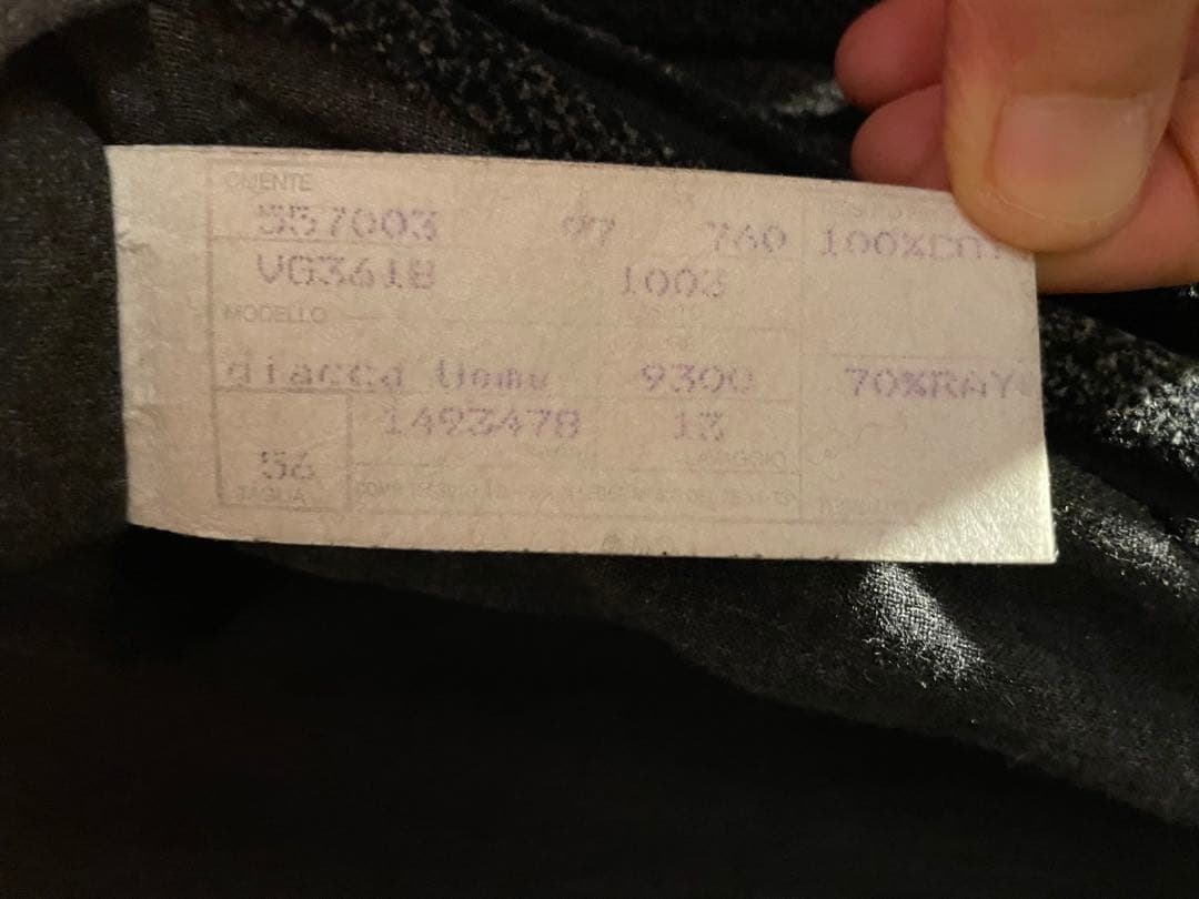 56 XXL 90s EMPORIO ARMANI 極太畝 コーデュロイ JKT