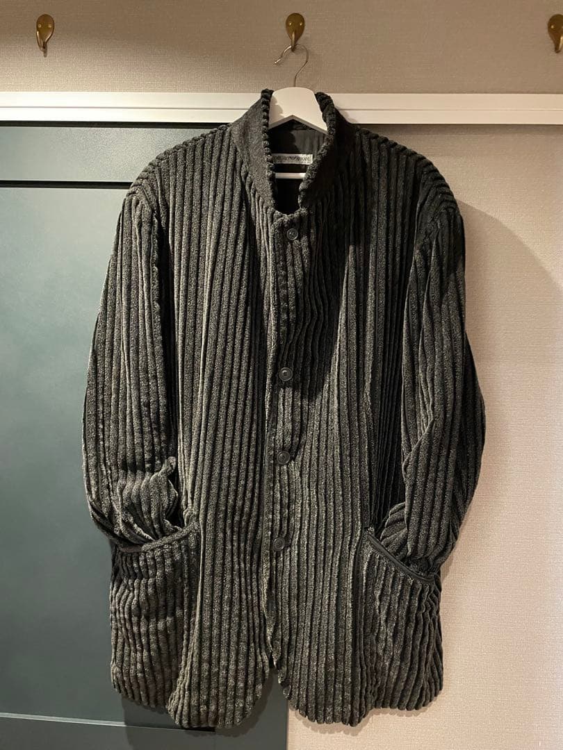 56 XXL 90s EMPORIO ARMANI 極太畝 コーデュロイ JKT