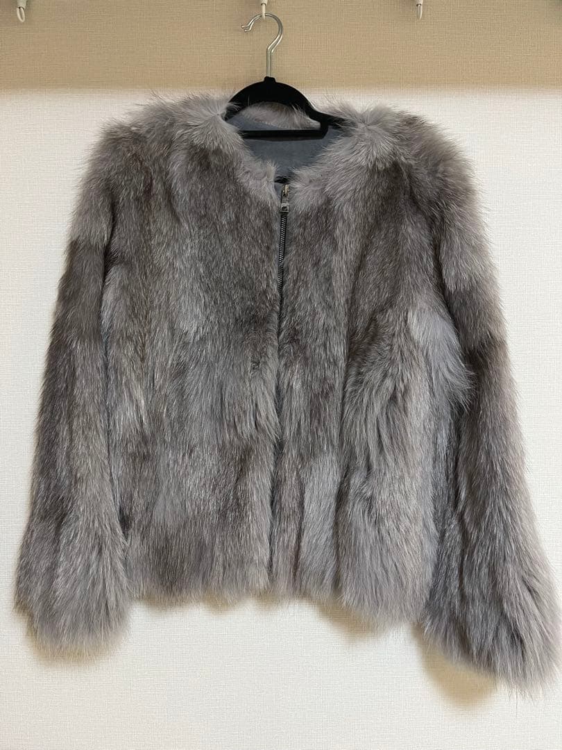 レディース ファー コート ジャケット フォックス リアルファー