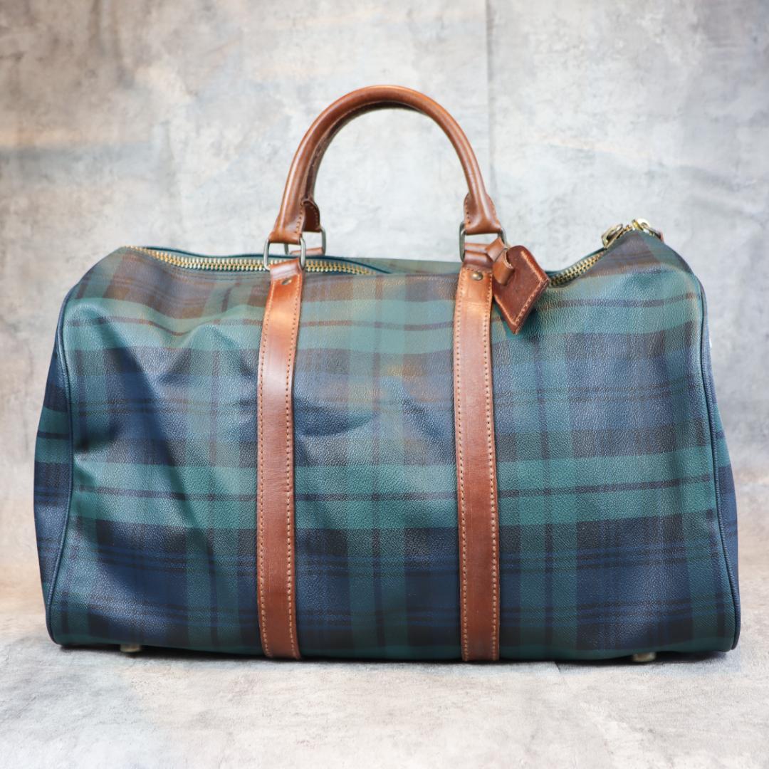 POLO RALPH LAUREN チェック柄 ボストンバッグ