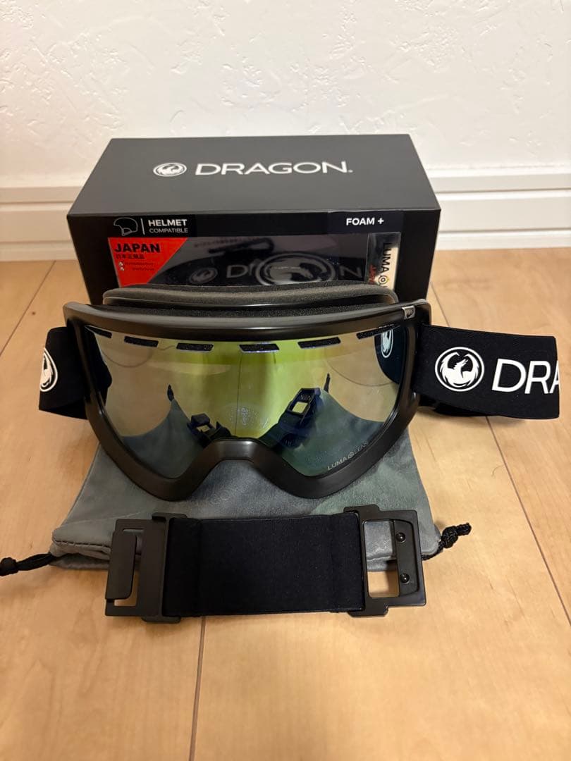 美品　ドラゴン　ゴーグル　D1 オプション付き