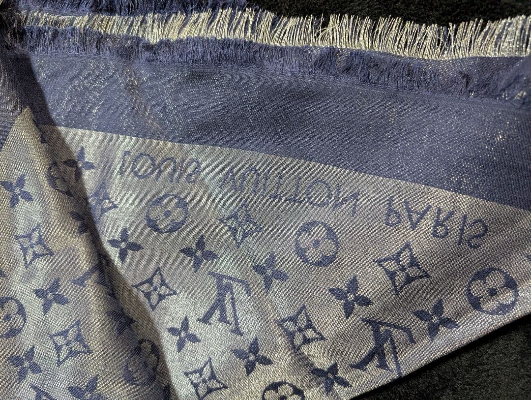 LOUISVUITTON　ルイ・ヴィトンシャインストールシルバーネイビー140