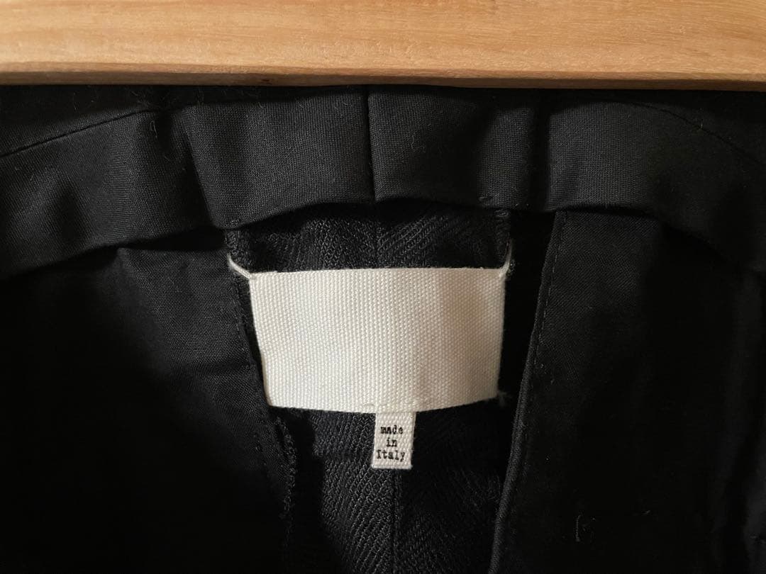 【美品】メゾンマルジェラ 4ステッチ リネン トラウザーズ（スラックス）