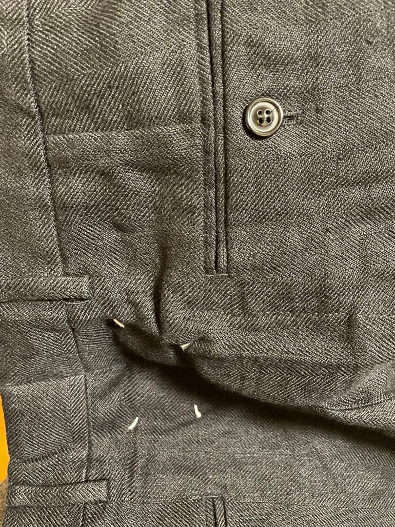 【美品】メゾンマルジェラ 4ステッチ リネン トラウザーズ（スラックス）