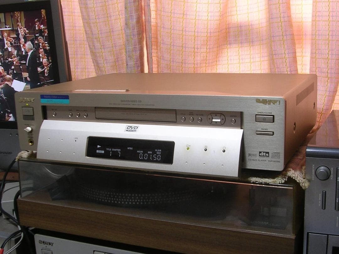 ＜動作品＞SONY DVP-S7700 DVDプレーヤー+リモコン付き