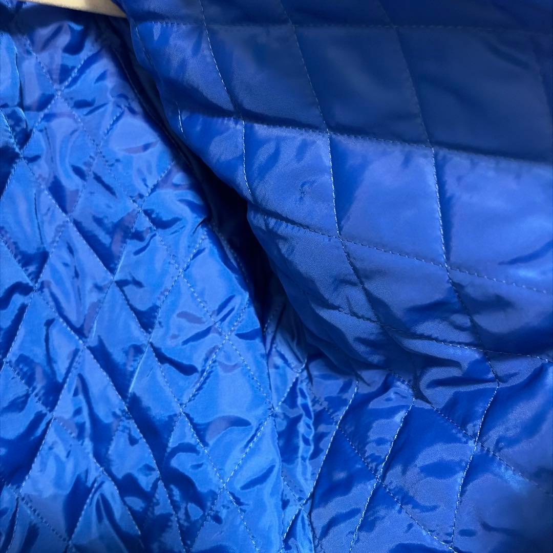 Lions サテンジャケット 青 埼玉西武ライオンズ　スタジアムジャケット