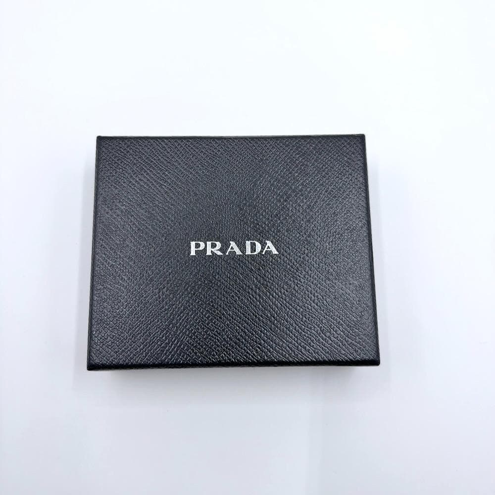 ◇プラダ◇2MN001/レザー/マネークリップ/ブランド/ブラック