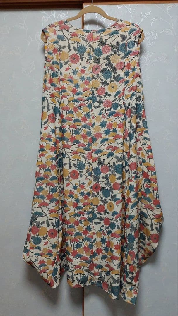 NW12着物リメイクワンピース着丈113センチ身幅52センチ正絹