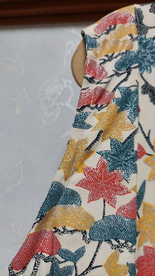 NW12着物リメイクワンピース着丈113センチ身幅52センチ正絹