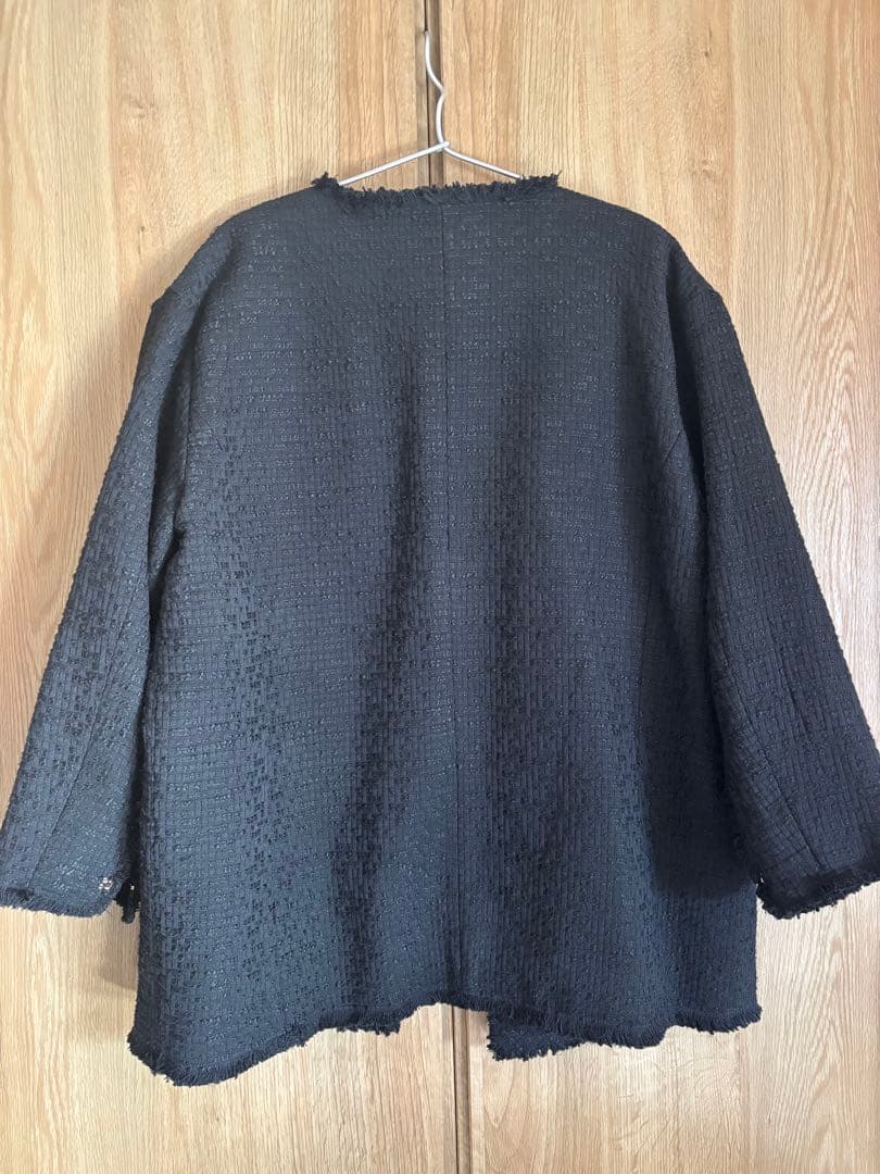 GALLARDAGALANTE ガリャルダガランテ　ツイードジャケット　ブラック