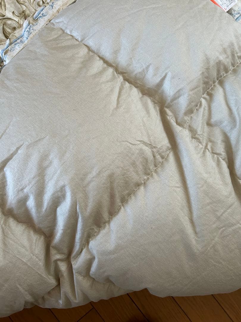 羽毛合掛け布団　ハンガリーホワイトグース