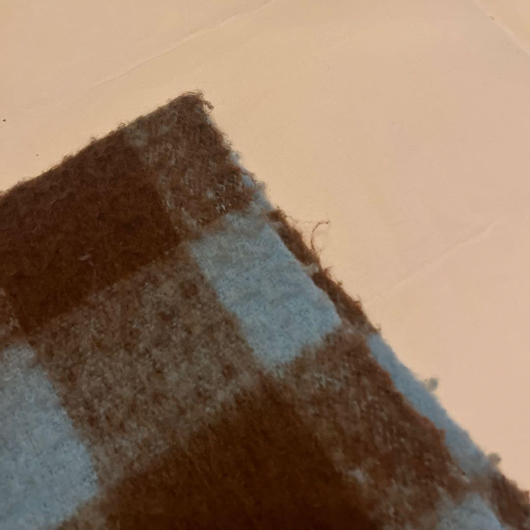 【美品】Acne Studios アクネストゥディオズ　チェック柄　大判マフラー