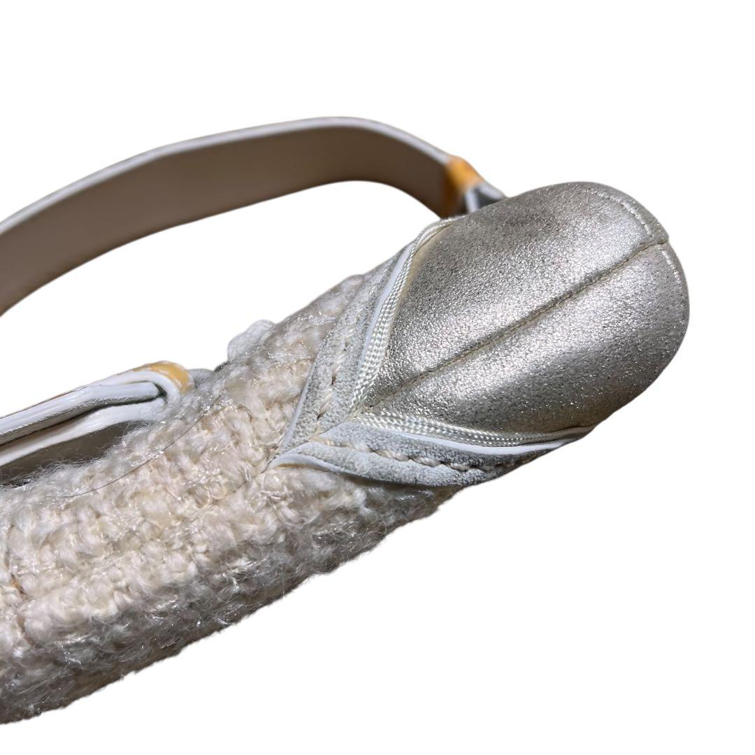 レア　COACH ツイード　スパンコール　フラワー　ワンショルダー10070