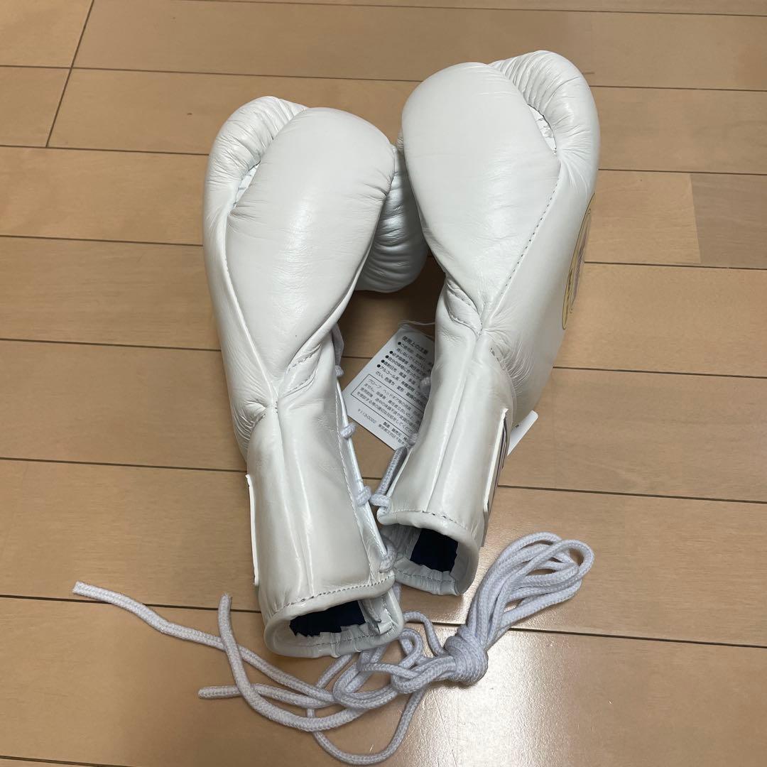 新品即日発送 ウイニング 8オンスグローブ ホワイト 牛皮革製 MS-200