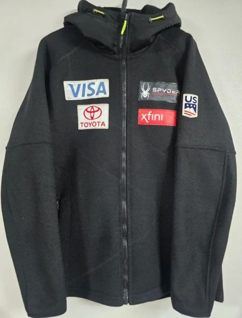 美良品 SPYDER スパイダー U.S.SKI TEAM フード付きジャケット