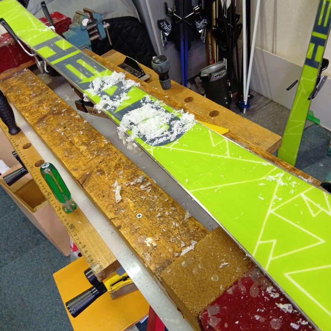 HEAD140cmメンテナス済 靴24cm ストック付