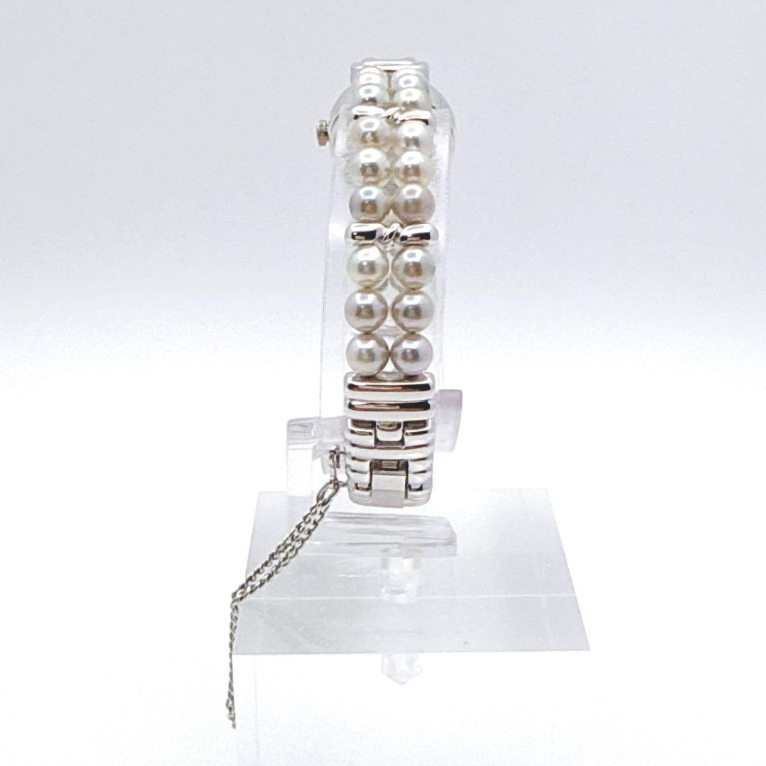 稀少✨ CAMELLIA　カメリア　２連 天然アコヤ パール　ジュエリーウォッチ