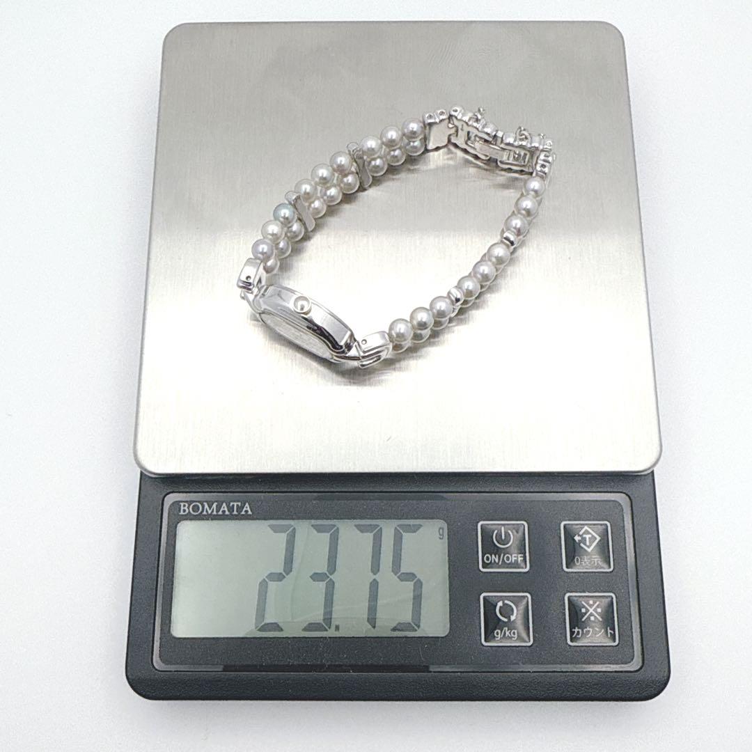 稀少✨ CAMELLIA　カメリア　２連 天然アコヤ パール　ジュエリーウォッチ