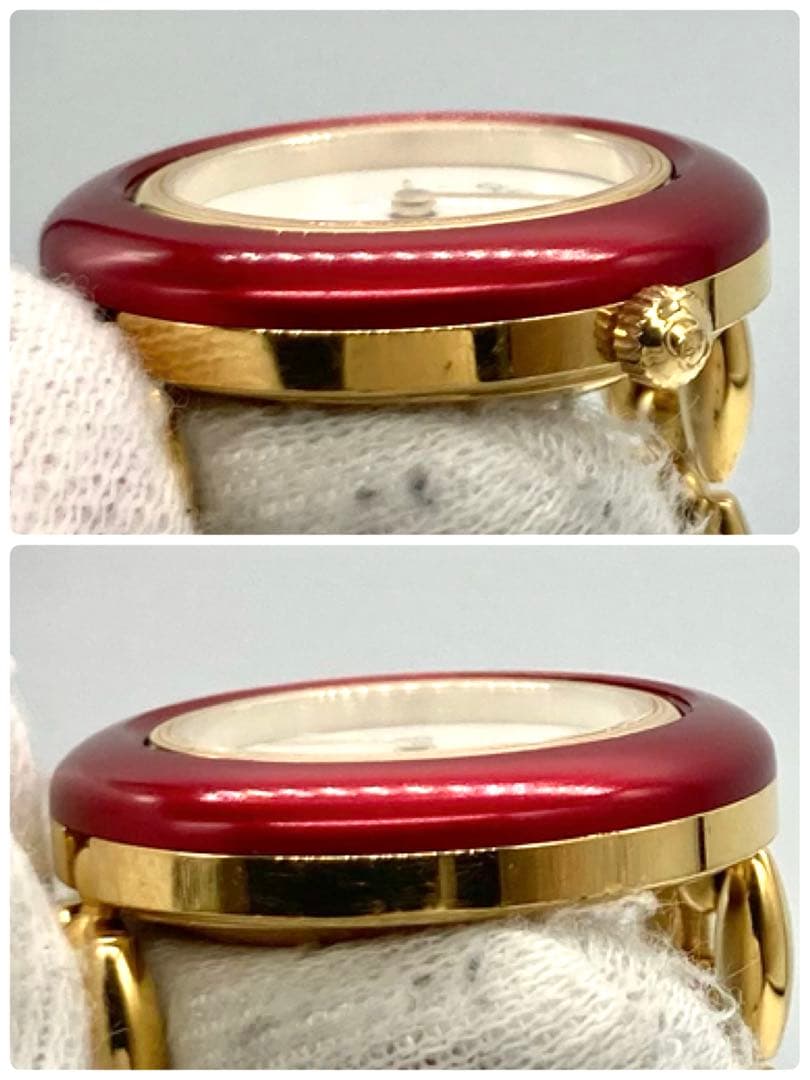 【稼動】 グッチ 腕時計 チェンジベゼル 6色 11/12 クォーツ ゴールド