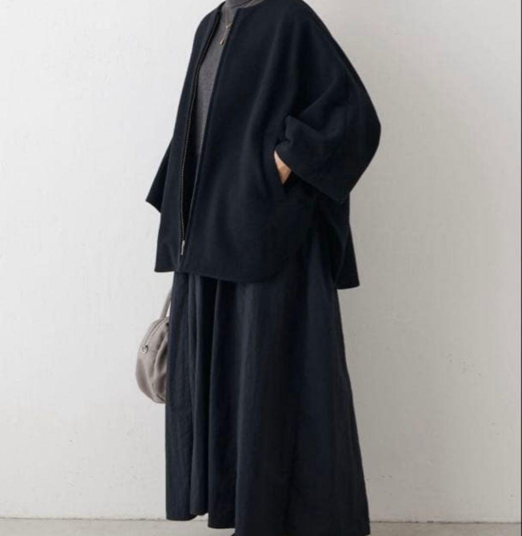 ブーケ 　BEARDSLEY ウールポンチョコート