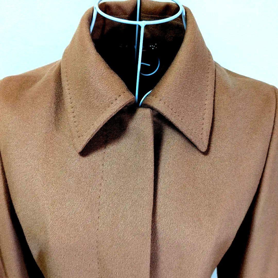 pink‼️キャメル カシミヤ100% ロングコート