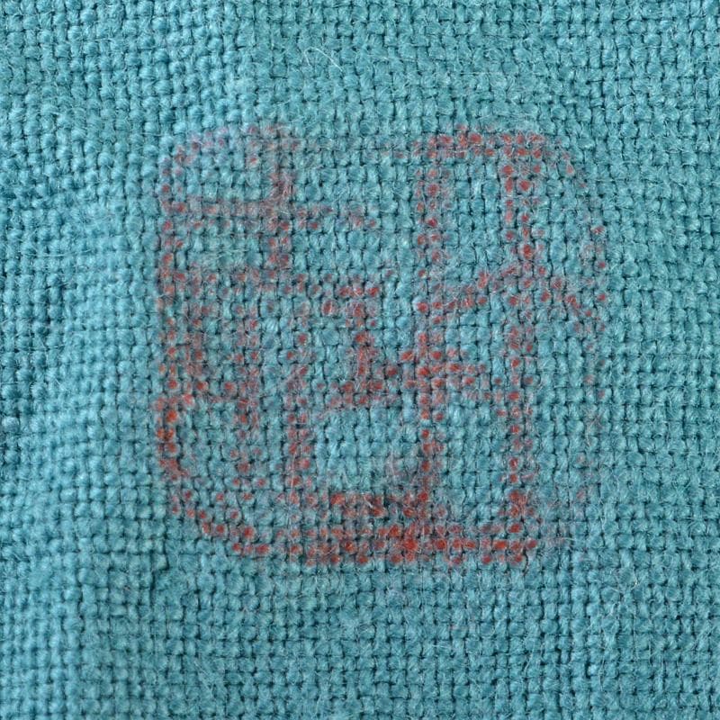 茶道具　川瀬竹志作　黄彩　の字蓋置　共布共箱　V　R5376