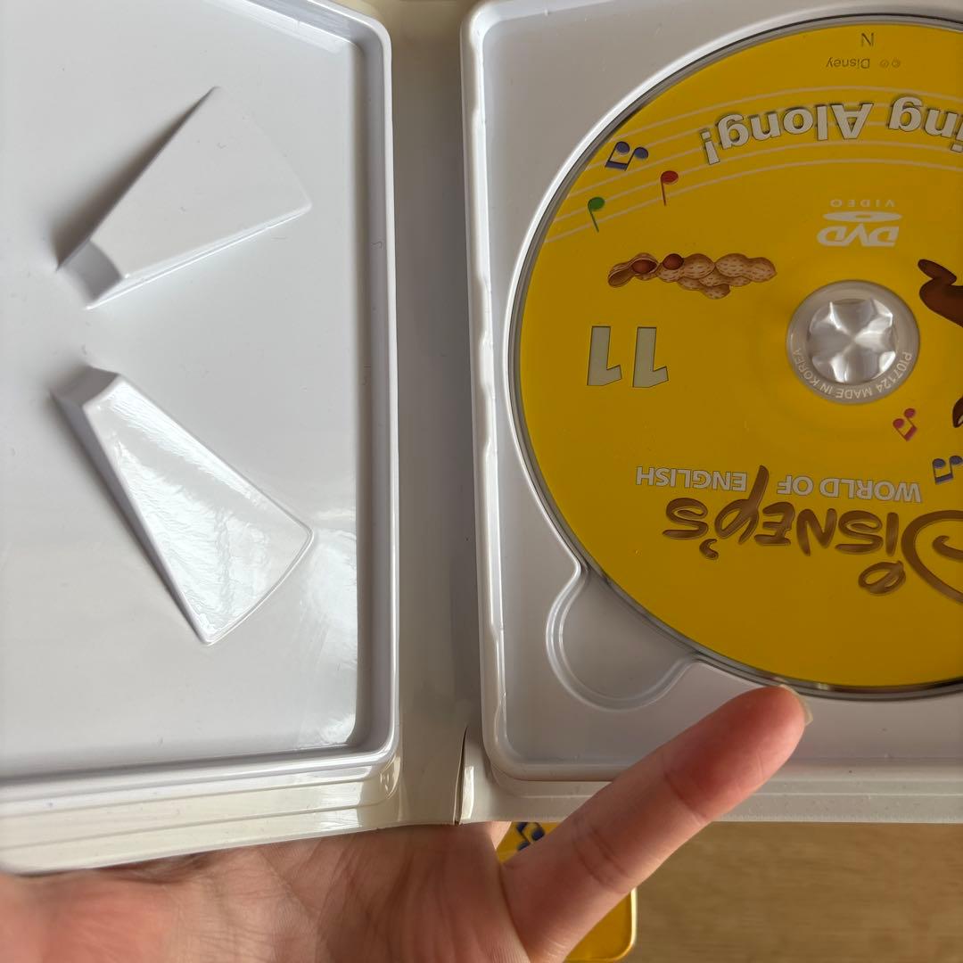 値下げ！DWEディズニー英語システム　シングアロングCD DVD 本　未開封あり