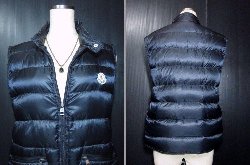 【正規品】MONCLER/モンクレール ジレ:超軽量ダウンベスト・専用ポーチ付