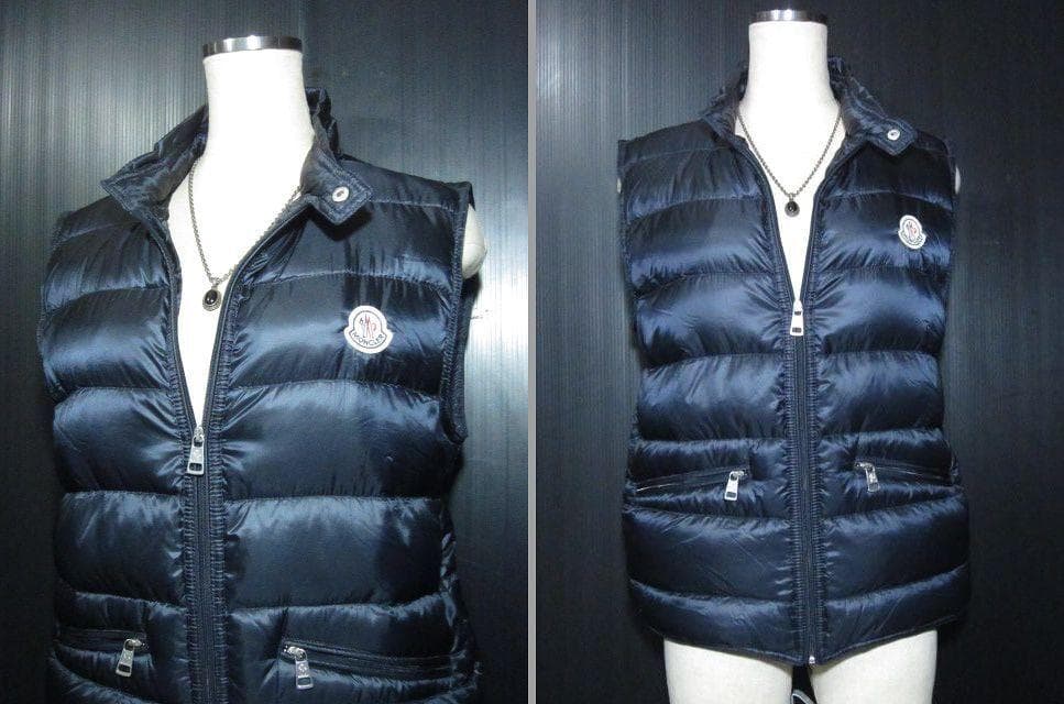【正規品】MONCLER/モンクレール ジレ:超軽量ダウンベスト・専用ポーチ付