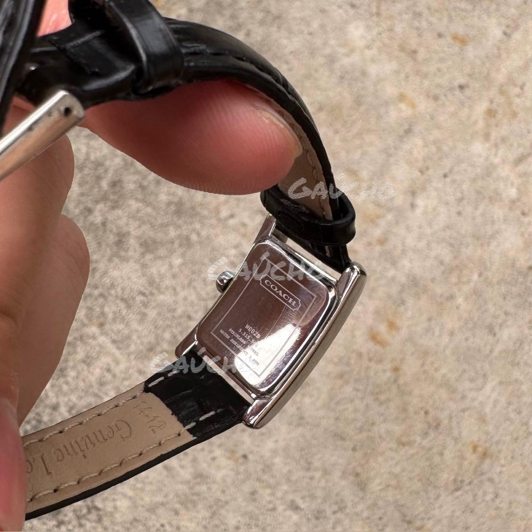 【新品電池】coach tank スクエア レクタンギュラー 稼働品 美品