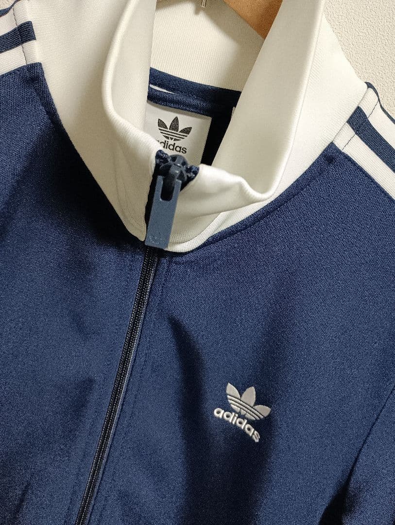 adidas IP0418 ベッケンバウアー 白/ネイビー XL 美品