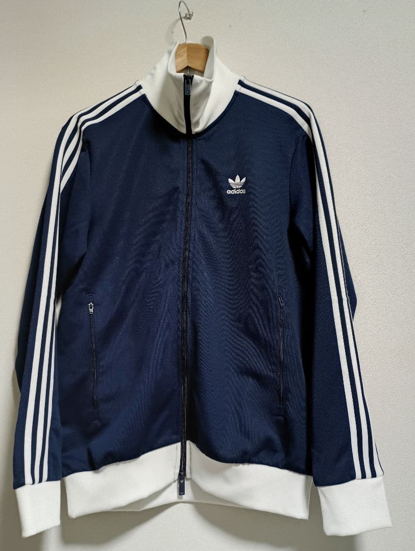 adidas IP0418 ベッケンバウアー 白/ネイビー XL 美品