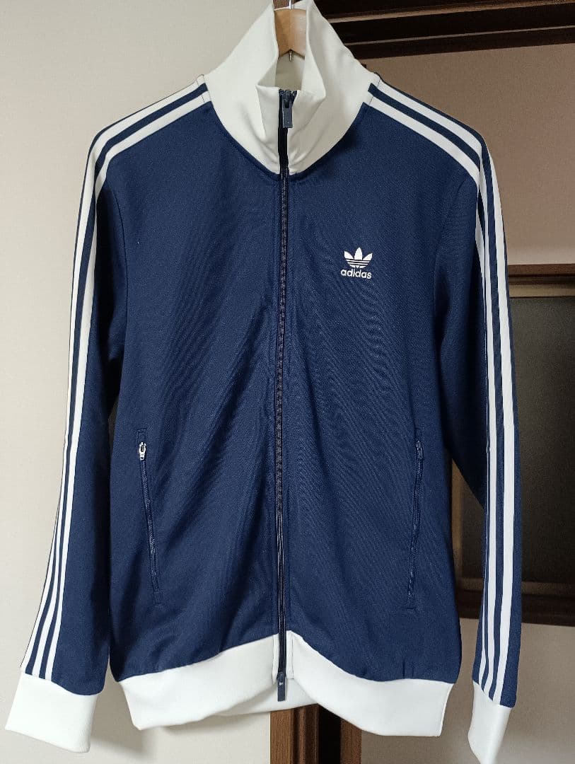 adidas IP0418 ベッケンバウアー 白/ネイビー XL 美品