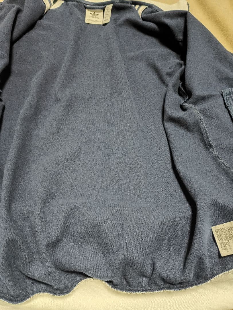 adidas IP0418 ベッケンバウアー 白/ネイビー XL 美品