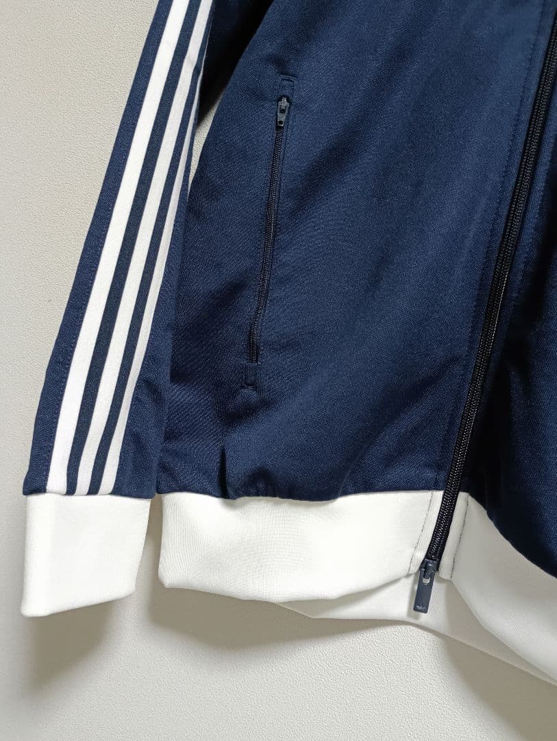 adidas IP0418 ベッケンバウアー 白/ネイビー XL 美品