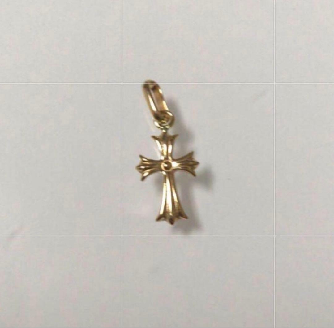 K18 ミニ クロス ペンダン トップ