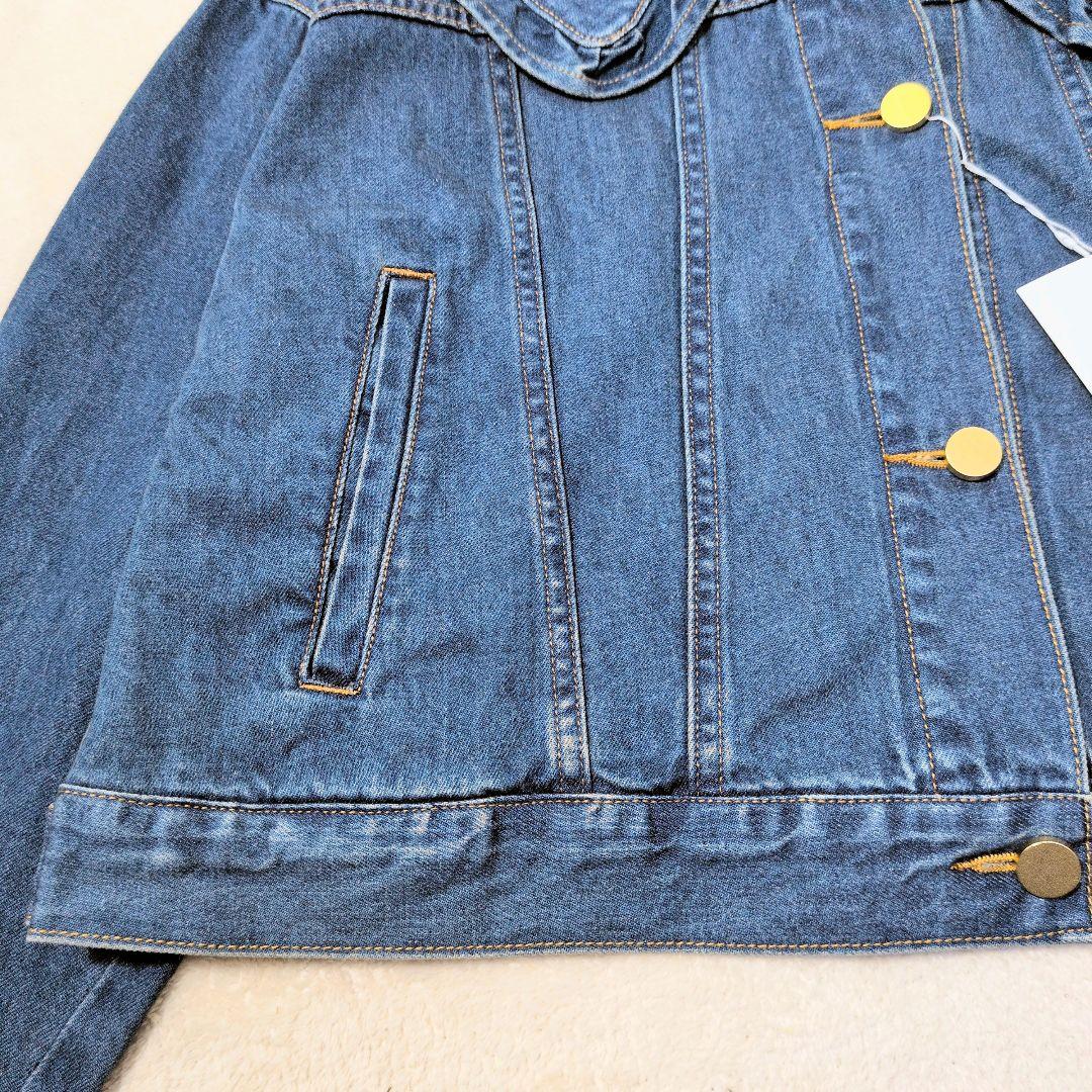 【タグ付】La Buoteque BonBon　デニムジャケット ビッグカラーＦ