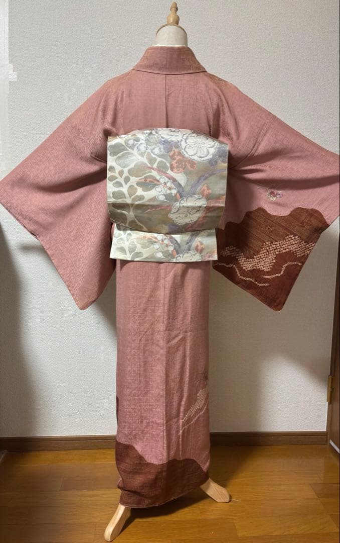 ⁂ Mariangela♥️様⁂【訪問着フルセット】 花柄刺繍 4点セット