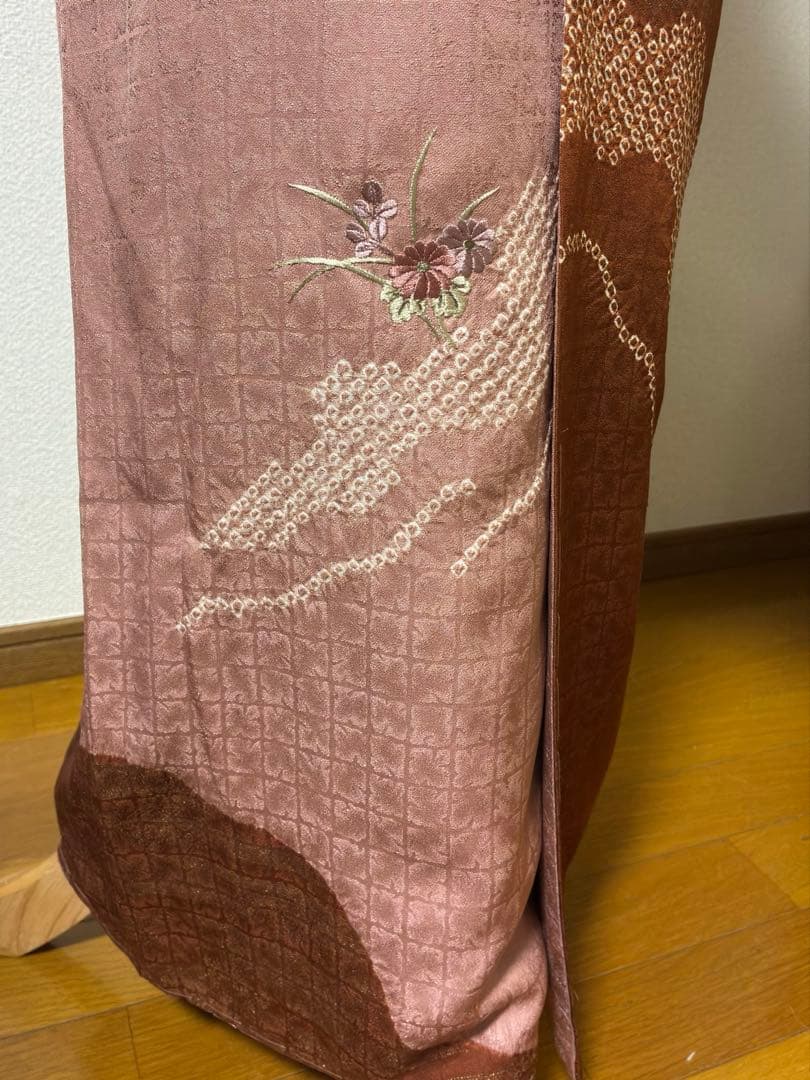 ⁂ Mariangela♥️様⁂【訪問着フルセット】 花柄刺繍 4点セット