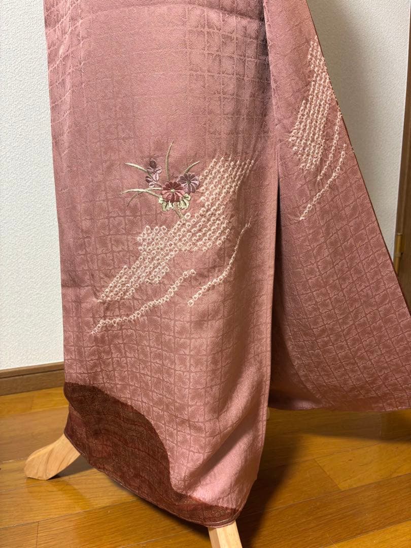 ⁂ Mariangela♥️様⁂【訪問着フルセット】 花柄刺繍 4点セット