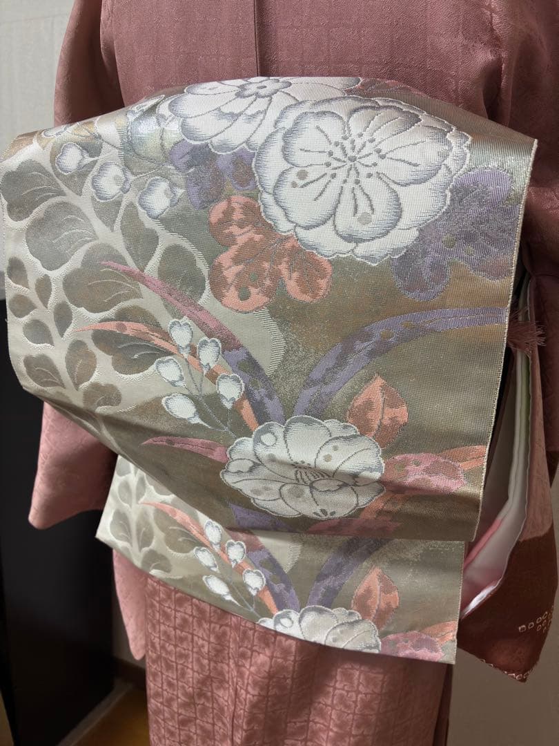 ⁂ Mariangela♥️様⁂【訪問着フルセット】 花柄刺繍 4点セット