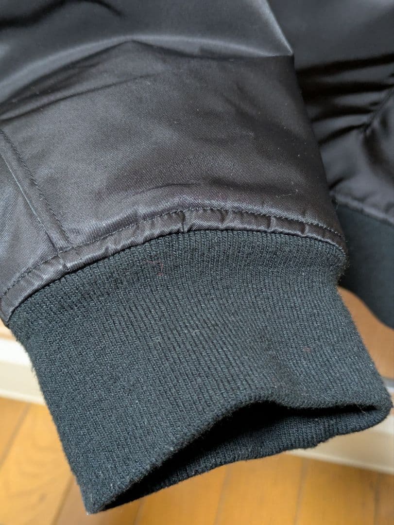 ナンバーナイン スタディオス ダブルネーム ブラック MA-1