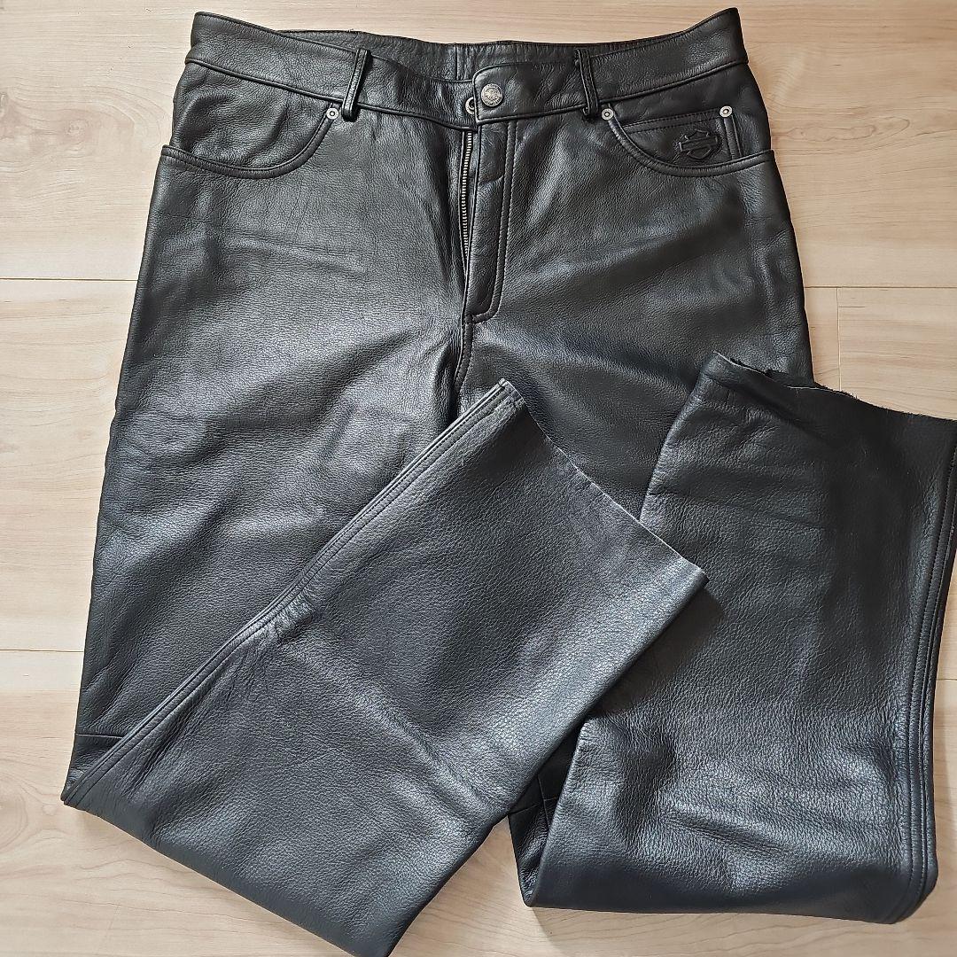 Harley-Davidson レザーパンツ W36インチ