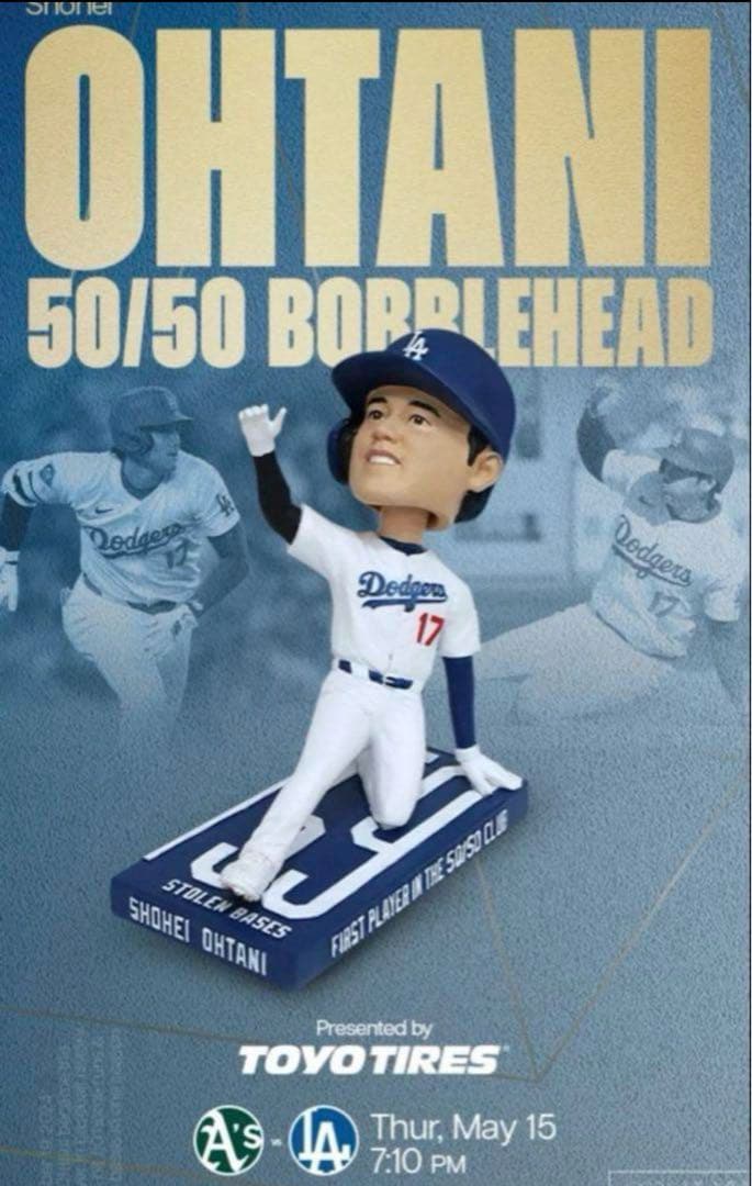 大谷翔平 ボブルヘッド　ドジャーススタジアム限定配布