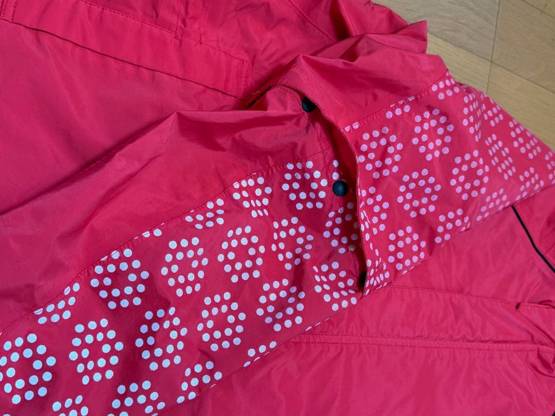 PUMA 赤 ドット柄 レインウェア上下 他 セット