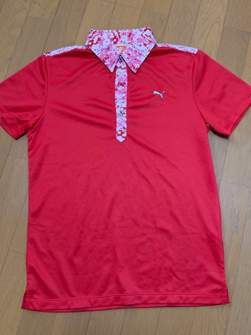 PUMA 赤 ドット柄 レインウェア上下 他 セット