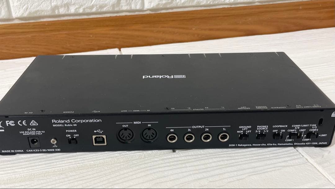 【１か月保証付き】Roland ローランド ・インターフェース Rubix44