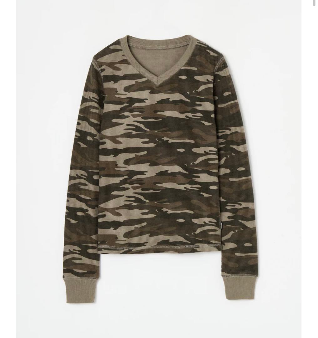 トップス BEEDEN CAMO WAFFLE JUST FIT TOPS