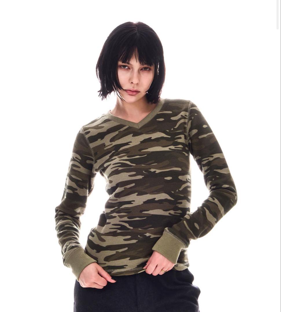 トップス BEEDEN CAMO WAFFLE JUST FIT TOPS