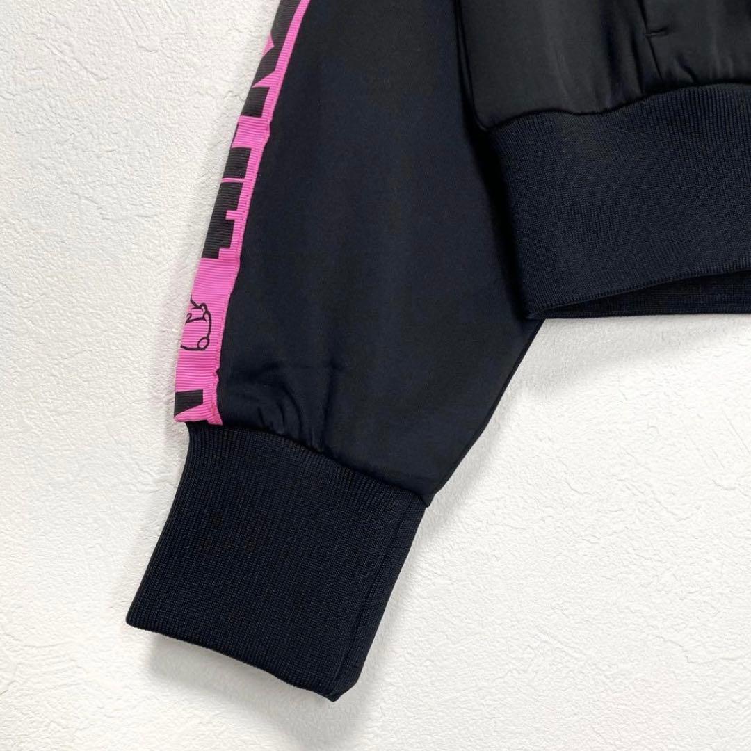 FR2 梅限定 ジップアップ ジャケット 刺繍ロゴ サイドテープ ブラック